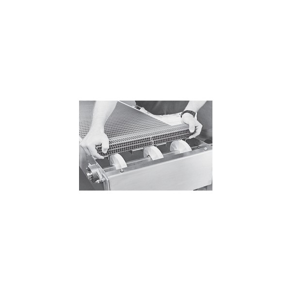 Modular plastic belt (HR Nylon) : 食品加工向け耐熱性コンベア