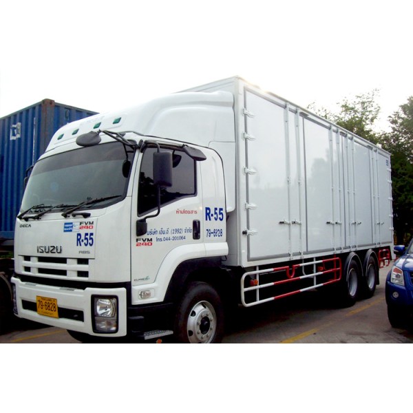 Transportation services - 10 wheel truck with aluminum and canvas box Bangkok Thailand