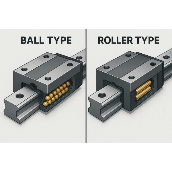 Differences Between Ball Type and Roller Type Linear Guides
