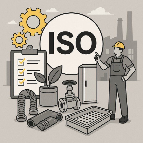 มาตรฐาน ISO สำหรับวัสดุและอุปกรณ์ในสายการผลิต ｜ เพิ่มความปลอดภัย คุณภาพ และเป็นมิตรต่อสิ่งแวดล้อม