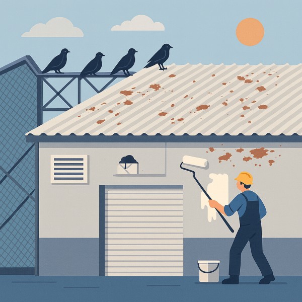 When Birds Invade Your Factory Roof or Insulation Panels ｜ One-stop Industrial Repair & Protection