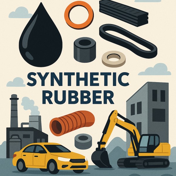 ยางสังเคราะห์ (Synthetic Rubber) คืออะไร ｜ เจาะลึกคุณสมบัติและการใช้งานในอุตสาหกรรม