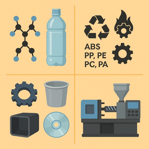What is Plastic? A Guide to Injection Molding Materials ｜ Types, Properties & Selection Tips