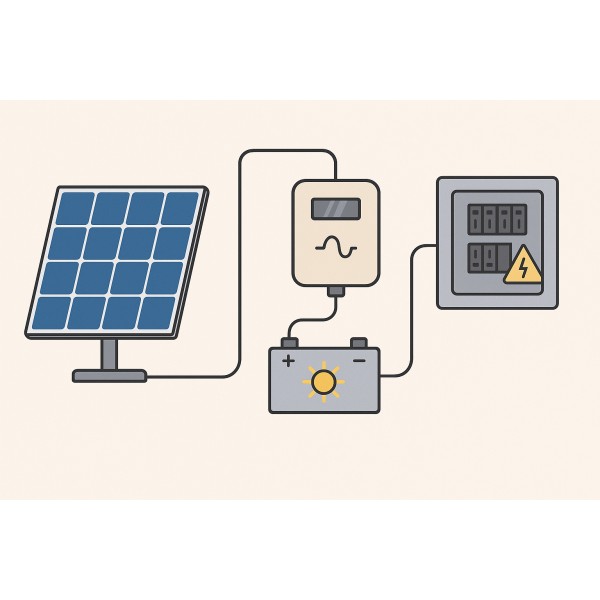 Equipment Required for a Solar Power Generation System｜Components and Their Roles