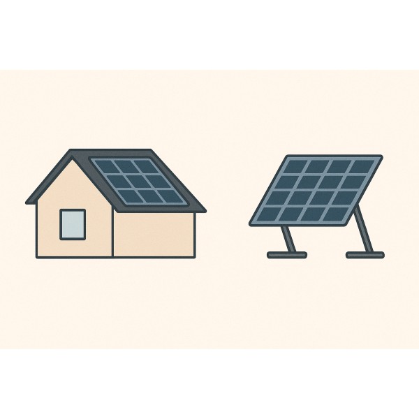 Rooftop vs. Ground-Mounted Solar Systems｜Differences and Design Considerations