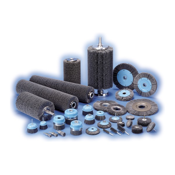 แปรงไนลอนผสมเม็ดขัด (Abrasive Nylon Brush): เครื่องมือสำหรับการลบครีบ การขัด และการเจียร