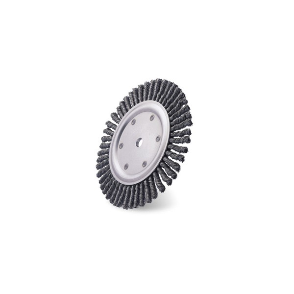 แปรงทวิสต์น็อต (Twist Knot Brush): เครื่องมือสำหรับงานขัดพื้นผิวหนักที่ทนต่อการกัดกร่อน