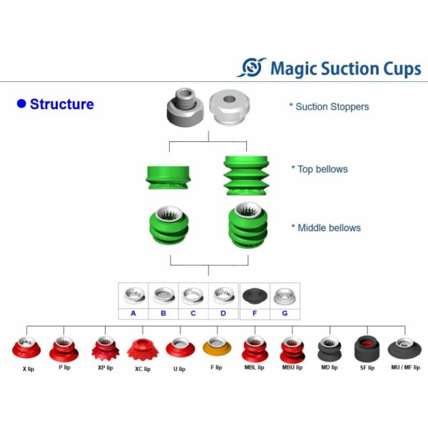 ถ้วยดูดสูญญากาศ Magic Suction Cup ปรับแต่งได้ตามความต้องการ