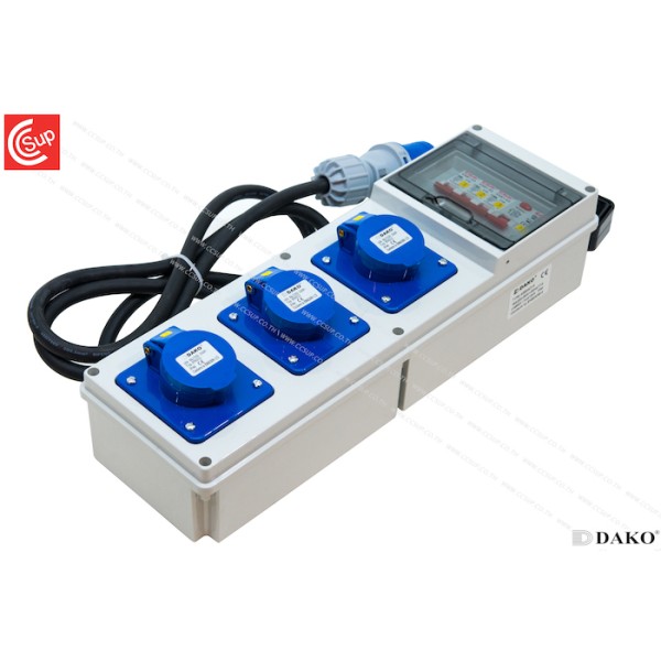 DAKO PLUG A06MA01-4 Power Distribution Box 16A 2P+E 230V IP44