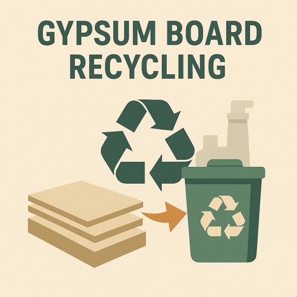 Gypsum Board Recycling: A New Industrial Solution for Construction Waste