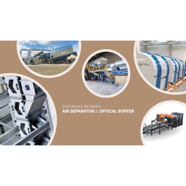 Waste Sorting: Air Separator vs Optical Sorter｜How They Work and When to Use Each