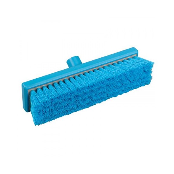 HILLBRUSH RESIN-SET DRS® Soft Flat Sweeping Broom – for Food Factories & Production Facilities