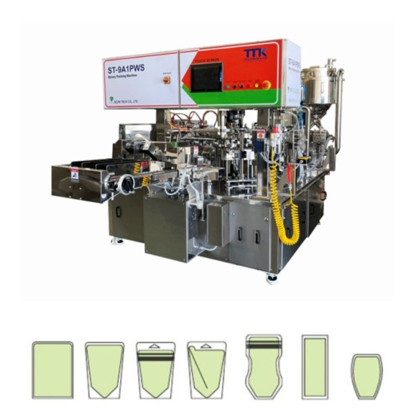 เครื่องบรรจุและซีลแบบโรตารี่ประสิทธิภาพสูง Single & Dual Type