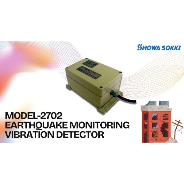 Earthquake Vibration Detector Model-2702 ｜ 3-Axis Seismic Sensor with 4–20mA & IP65 Protection