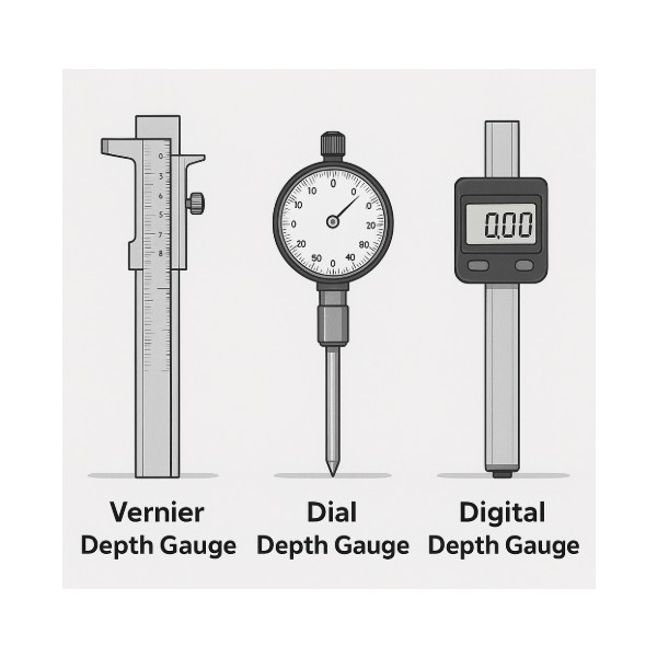 Depth Gauge แบบเวอร์เนียร์ เข็ม และดิจิทัล ต่างกันอย่างไร ｜ เลือกอย่างไรให้เหมาะงาน