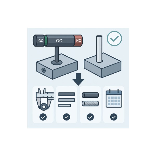 Plug Gauges and Pin Gauges ｜ How to Choose Correctly to Reduce Micron-Level Measurement Errors
