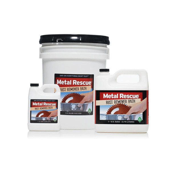 Eco-Friendly Rust Remover for Iron & Steel: “Metal Rescue™ Bath”