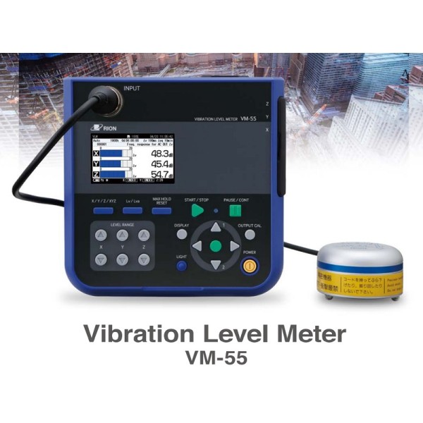 RION VM-55 – Portable Vibration Level Meter