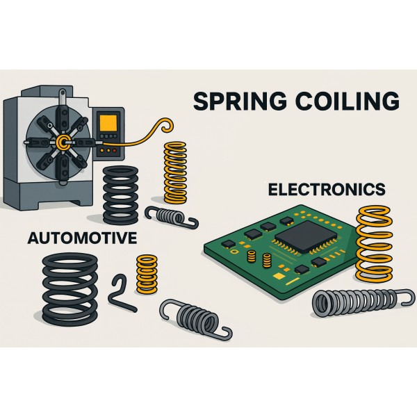 What Is Spring Coiling?｜Applications in Automotive and Electronics Explained
