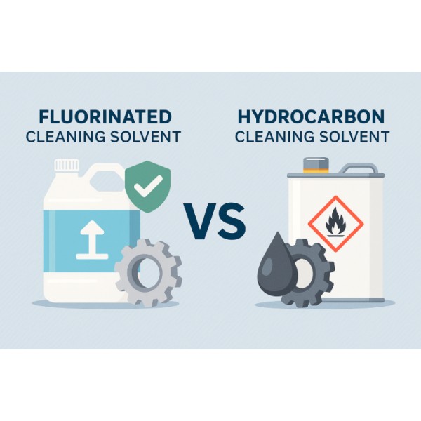 フッ素系洗浄剤 vs 炭化水素系洗浄剤 ｜ 特徴、安全性、産業用途における選択基準