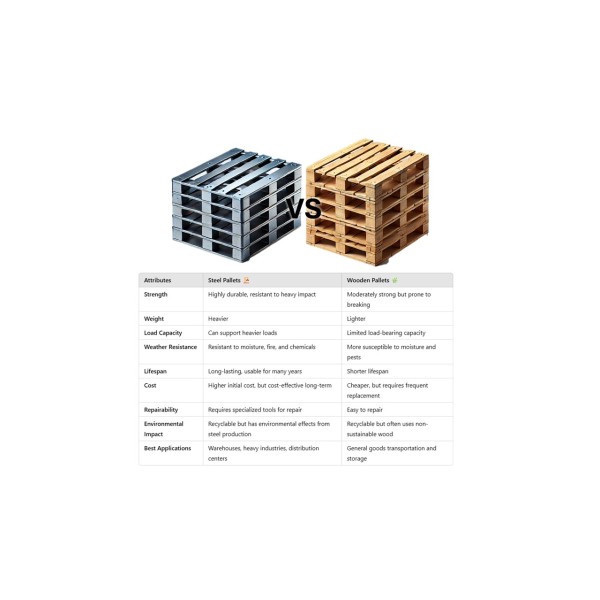 Steel Pallets vs Wooden Pallets: Which One Is Right for Your Business?
