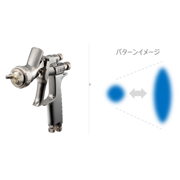 Compact small spray gun | Useful tool for confined spaces WIDER3 Series Thailand Bangkok
