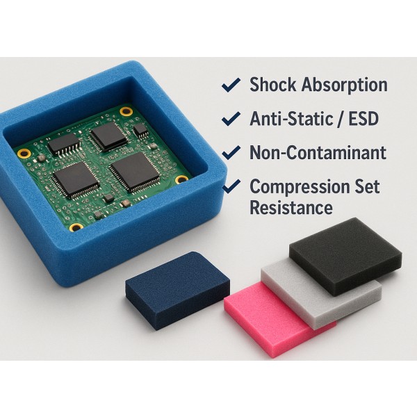 Cushioning Foam for Electronics｜Essential Features for Shock & ESD Protection