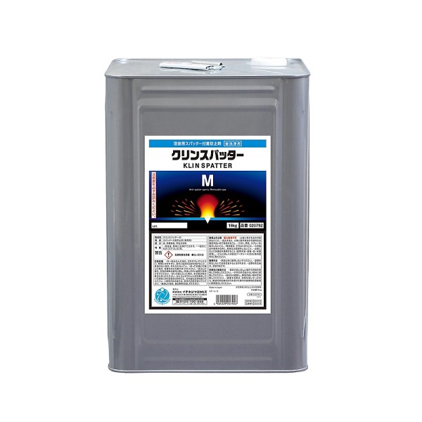 JIP20792 คลีนสปัตเตอร์ M 18kg สารป้องกันการติดสปัตเตอร์ ชนิดสำหรับการทำความสะอาด Ichinen Chemicals 