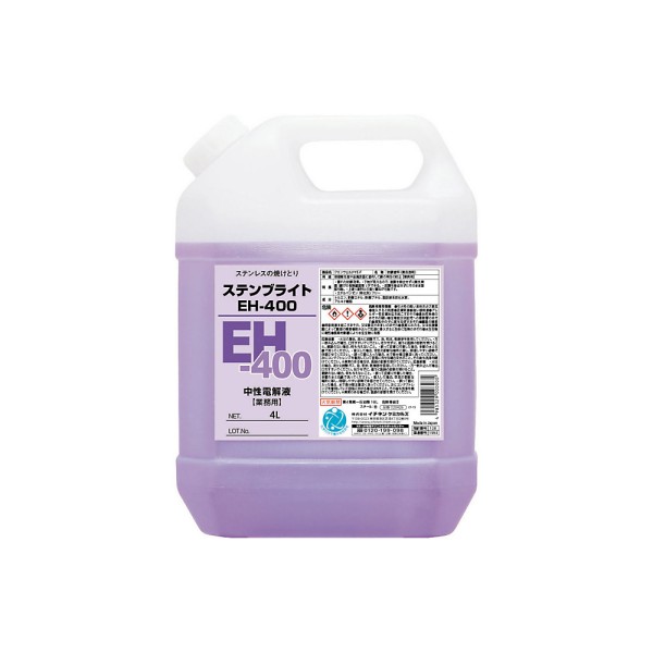 JIP26133 Stain Bright EH-400 4L Electrolyte for Welding Burn Removal Ichinen Chemicals Thailand