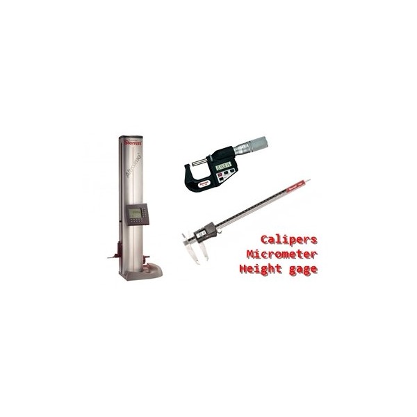 Precision tools: Micrometers, Calipers, Height gauges, Depth gauges, Others