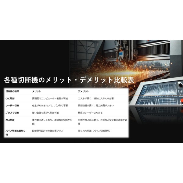 おすすめの切断機はどれ？CNC・レーザー・プラズマの違いとは