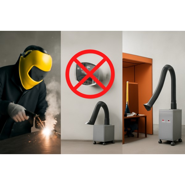 Solve Welding Fume and Dust Problems with Thermashield & Fume Extractor Systems