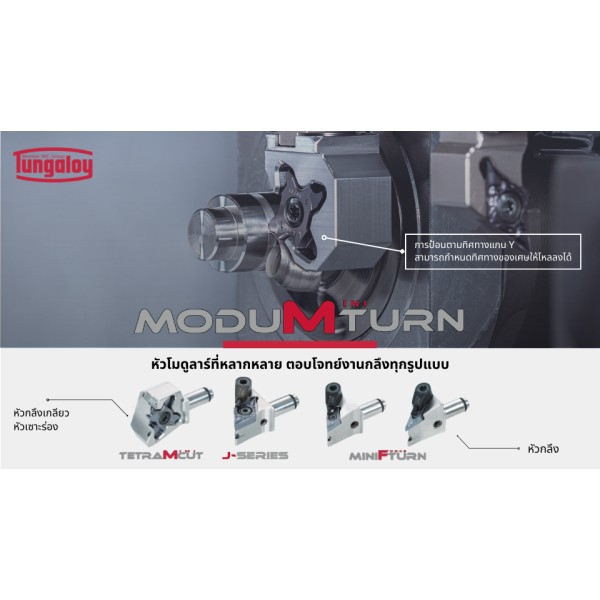 ModuMiniTurn ระบบเครื่องมือกลึงแบบโมดูลาร์ความแม่นยำสูง