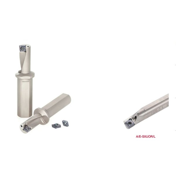 TungBoreMini A tool that combines drilling and turning in a single tool