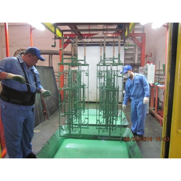 Insulating PVC coating work (Samut Prakan Province, Thailand)