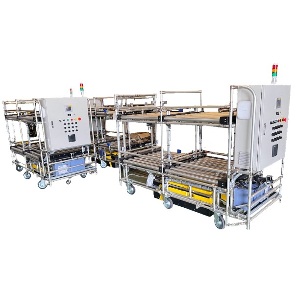 無軌道AGV、 AMR、 Free Navigation AGV、無人搬送、物流改善、自動化、自動搬送