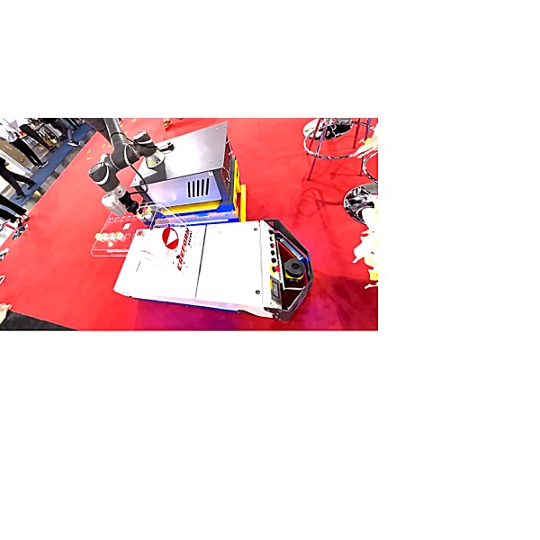 Robot with Free Navigation AGV, No Tape AGV, Automation