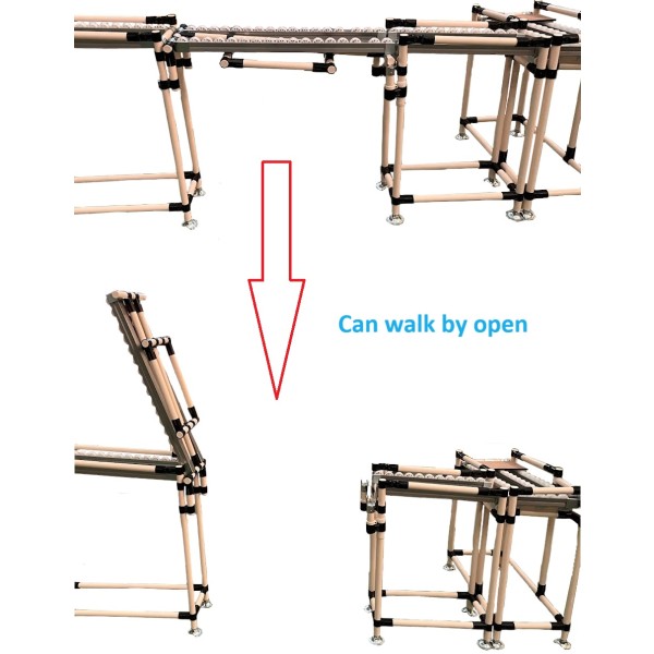 Free Flow Roller with Open Bridge