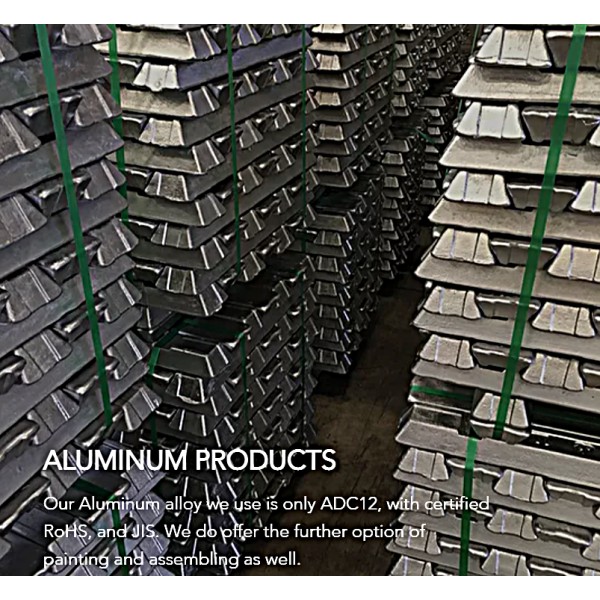 アルミニウム合金の製造 ADC12 RoHS対応 バンコク タイ