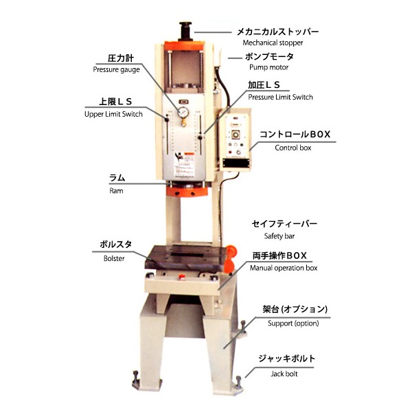 省スペース設計の多用途油圧プレス機