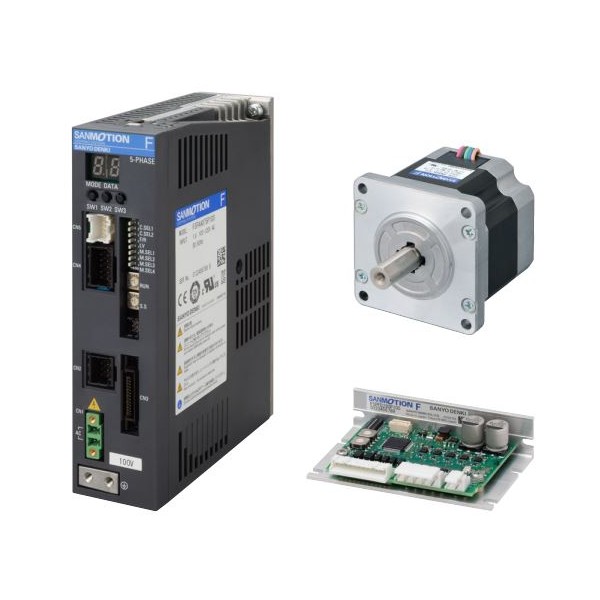 SANMOTION F5 สเต็ปปิ้งมอเตอร์ 5 เฟส ที่ให้แรงบิดสูง ลดแรงสั่นสะเทือน และลดเสียงรบกวน