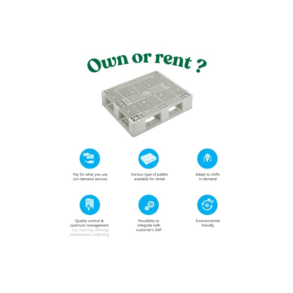 SANKO Pallet Rental System | Pay Only for What You Use