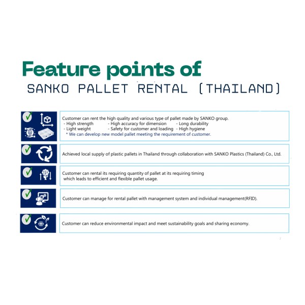 なぜSANKO Thailandのパレットレンタルを選ぶのか ｜ TRAXGO®スマートロジスティクスシステム