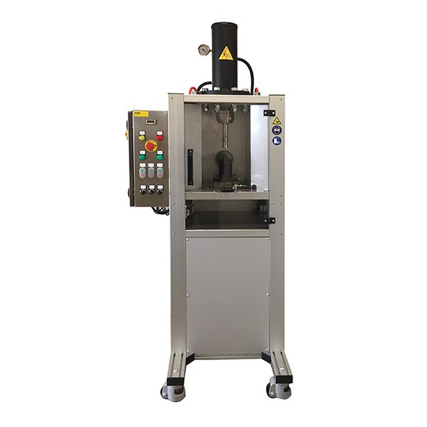 เครื่องอัดไฮดรอลิกสำหรับการเตรียมตัวอย่างคาร์บอนแบล็ค Hydraulic press for the preparation of carbon black samples (HCBP)
