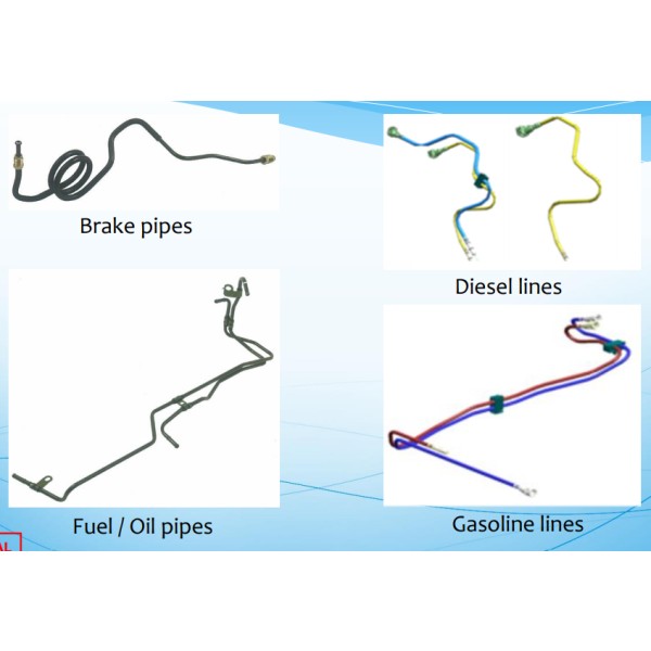 Chassis pipes and Nylon tubes