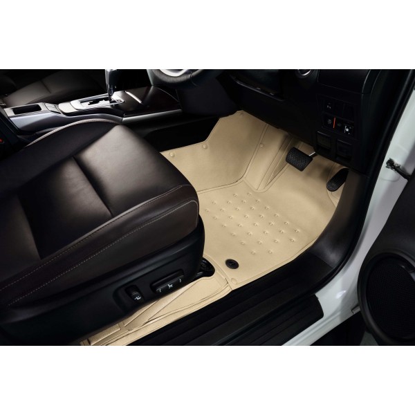 Leather car floor mats