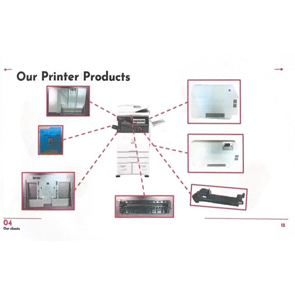 Plastic injection, Printer Products, Printer Parts
