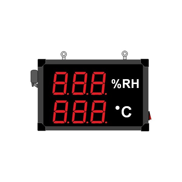Equipment for measuring and displaying temperature and humidity values | Thailand