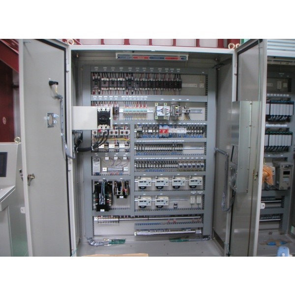 Control cabinet for production equipment