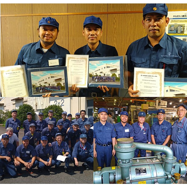 Training at Shinko Seiki Japan